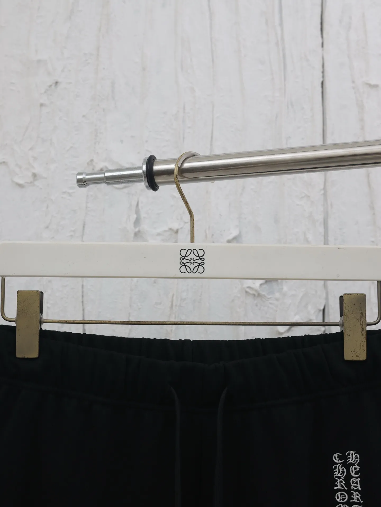 🅿️330 Chrome hearts*/Chrome hearts 25ss new Sanskrit embroidered shorts. The fabric is made of 320G fish scale cotton. The embroidery uses imported embroidery machines. Customized accessories. Size: S/M/L